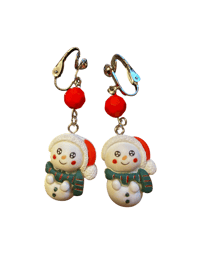 Snowman Earrings 