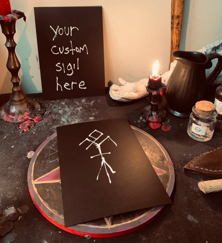 custom Sigil created and hand drawn for you