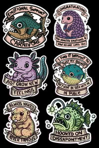 Unstable Environment – 6-Sticker Set (4” each)