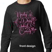 Image 1 of Exclusive Nerdy Dirty Inked and Curvy Mind Magik Tattoo T-Shirt