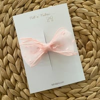 Whimsy Dot Organza Bow