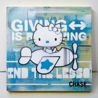 Image 2 of 'On the Way' Turquoise - Original Painting