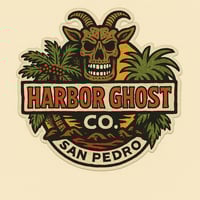 Harbor Ghost Tiki Sticker