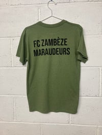 Image 2 of FC Zambeze Maraudeurs, olive T shirt S/M (17.5"p2p, 26"s2h)    