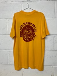 Image 2 of Ishikari Warriors SC, yellow, T shirt XL (22.5"p2p, 32"s2h)    