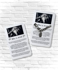 Image 3 of OLIVIA'S TAG NECKLACE - THICK STAINLESS STEEL 