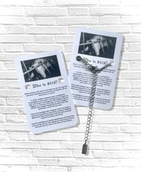 Image 3 of OLIVIA'S TAG NECKLACE - THIN STAINLESS STEEL 