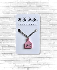 Image 2 of OLIVIA'S TAG NECKLACE - THIN STAINLESS STEEL 