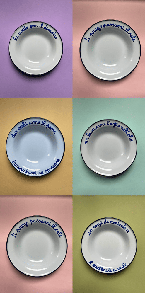 Image of SET 2 PIATTI PARLANTI A SCELTA 