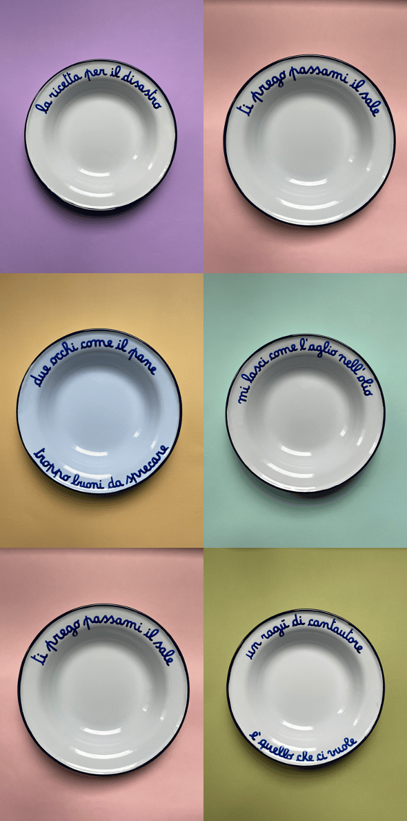 Image of SET 2 PIATTI PARLANTI A SCELTA 