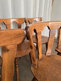 Image 2 of Lot de 6 chaises rustiques