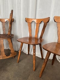 Image 4 of Lot de 6 chaises rustiques