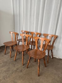 Image 3 of Lot de 6 chaises rustiques