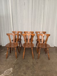 Image 5 of Lot de 6 chaises rustiques