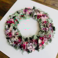 Image 1 of  ONLINE Friday August 28th 2025 11.30pm  Embroidered Wreath Workshop