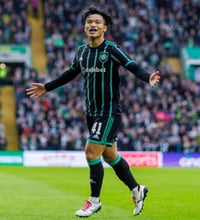 Image 1 of Reo Hatate match worn and signed boots 151125