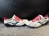 Image 2 of Reo Hatate match worn and signed boots 151125