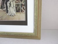 Image 9 of The Ball on Shipboard by Tissot, Vintage Art Print in Frame Sized 13 8/10 x 11 8/10 ins 