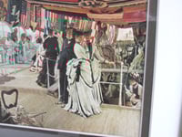 Image 8 of The Ball on Shipboard by Tissot, Vintage Art Print in Frame Sized 13 8/10 x 11 8/10 ins 