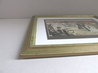 Image 11 of The Ball on Shipboard by Tissot, Vintage Art Print in Frame Sized 13 8/10 x 11 8/10 ins 