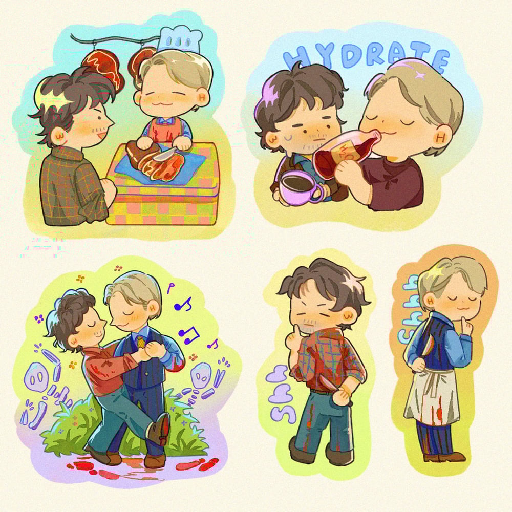 Image of Die Cut Sticker Set