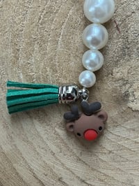 Image 2 of Christmas reindeer keychain 