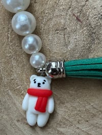 Image 2 of Christmas bear keychain 