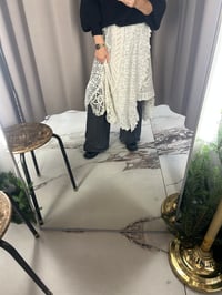 Image 5 of Vintage Lace Wrap Skirt — Limited Edition / One of a Kind