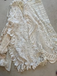 Image 3 of Vintage Lace Wrap Skirt — Limited Edition / One of a Kind