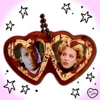 Image 9 of horror heart locket acrylic keychains series 3