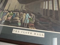 Image 7 of Antique 'The Cloth Hall' Leeds by George Walker (b 1781) Aquatint Engraving Print, Framed
