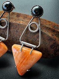 Image 2 of Spiny Oyster Earrings