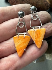 Image 3 of Spiny Oyster Earrings