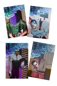 Image 1 of Headless women - Set of 4 postcard size