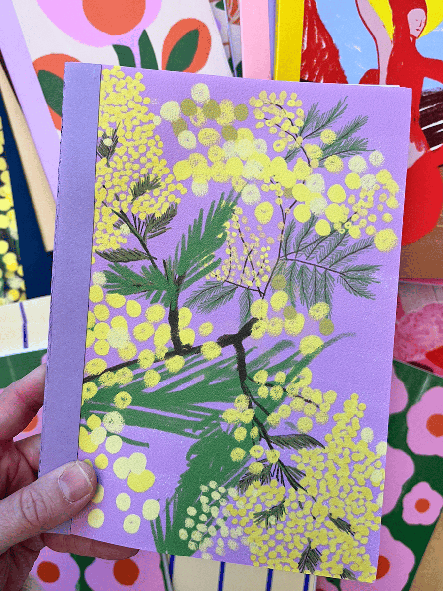 Image of CARNET A5 MIMOSA VIOLET