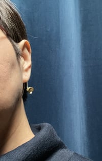 Image 4 of cherry blossom drop gold earrings