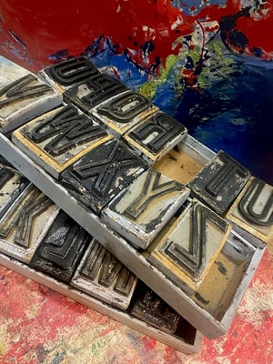 Image of Alphabet stamps 