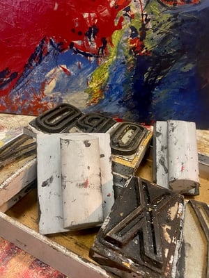 Image of Alphabet stamps 