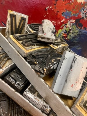 Image of Alphabet stamps 