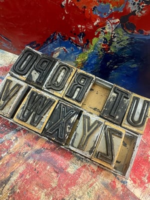 Image of Alphabet stamps 