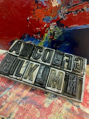 Image of Alphabet stamps 