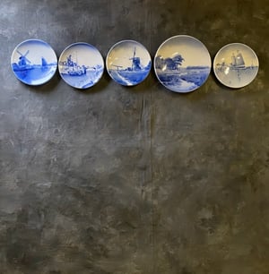 Image of Dutch landscape plates