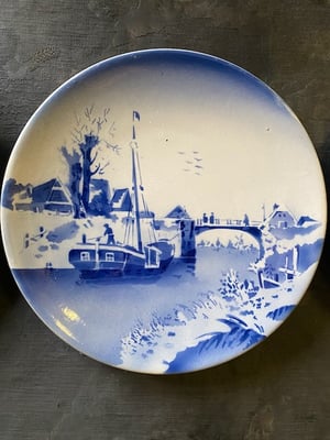 Image of Dutch landscape plates