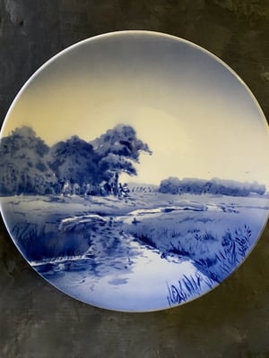 Image of Dutch landscape plates