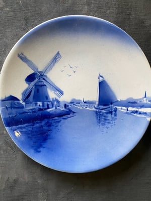 Image of Dutch landscape plates