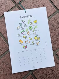 Image 1 of  Calendar 2026  "Vegetables & Fruits of the month" 