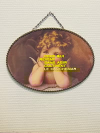 Cadre ovale CEUX QUI RÊVENT…