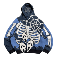 Image 2 of Skeleton ghost face ( XL )