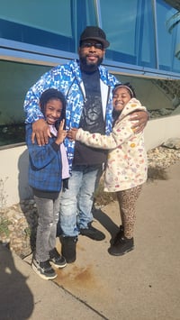 Image 4 of Cracked Triangles Zip Hoodie 