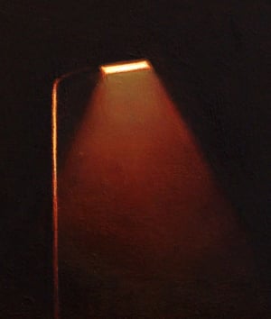 Image of Light Post By Night